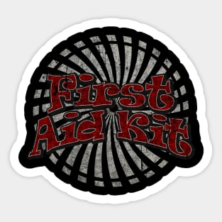 First Aid Kit Vintage Sticker